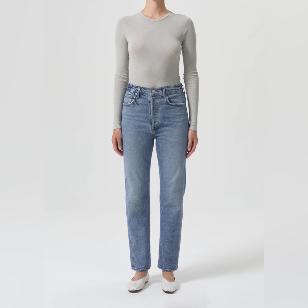 ~SOLD~ Agolde High Rise Stovepipe Jean NWT - Picture 3 of 13